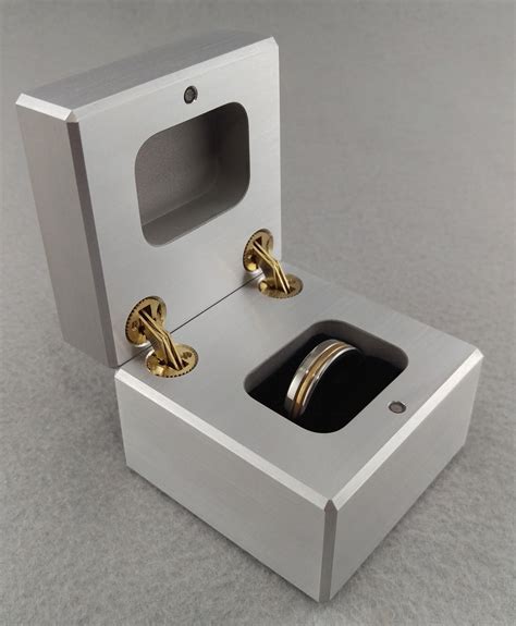 solid metal ring box|jewelry ring storage boxes.